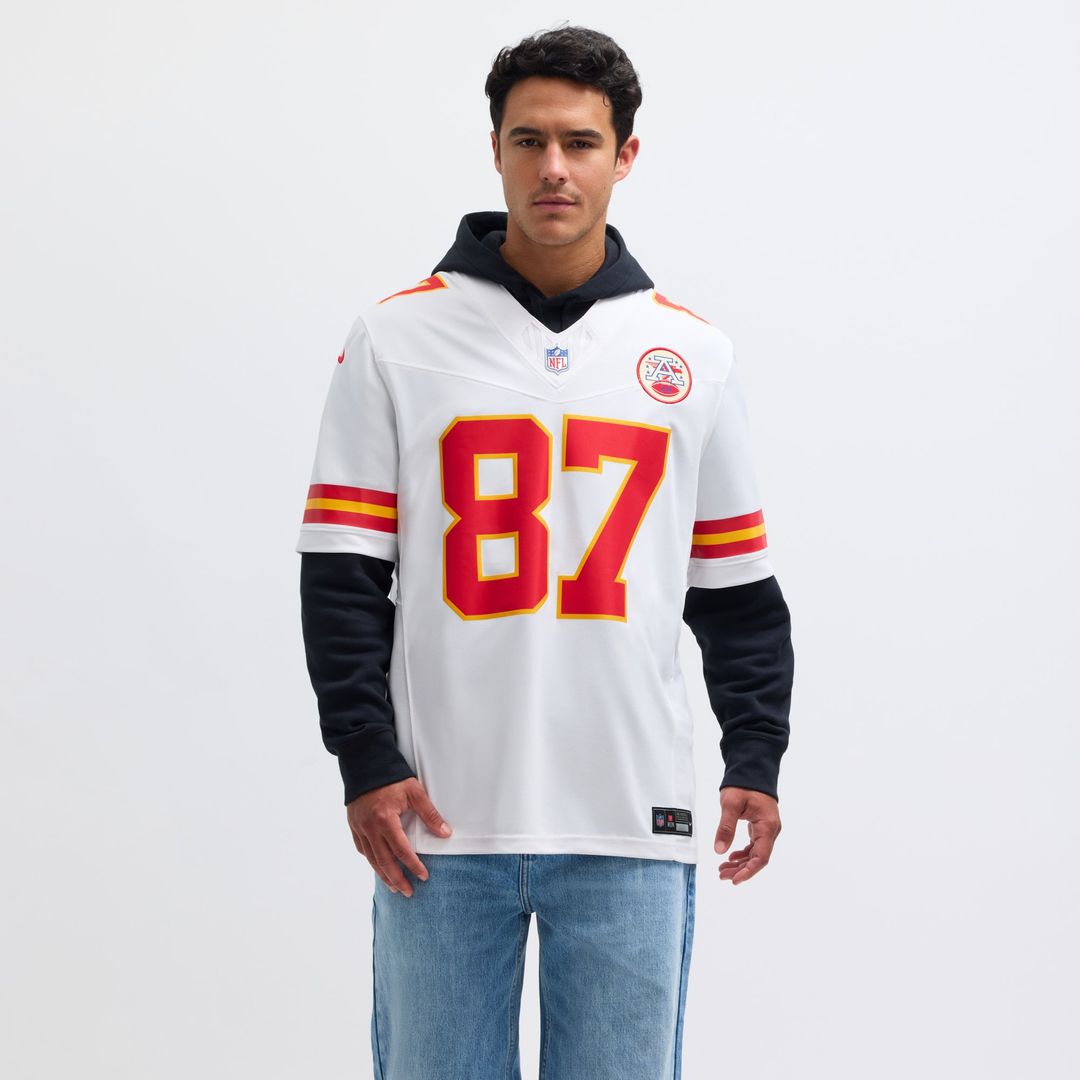 Travis Kelce Kansas City Chiefs Red Vapor F.U.S.E. Limited Jersey