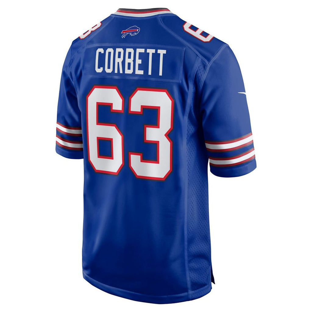 Austin Corbett Buffalo Bills Royal Team Game Jersey