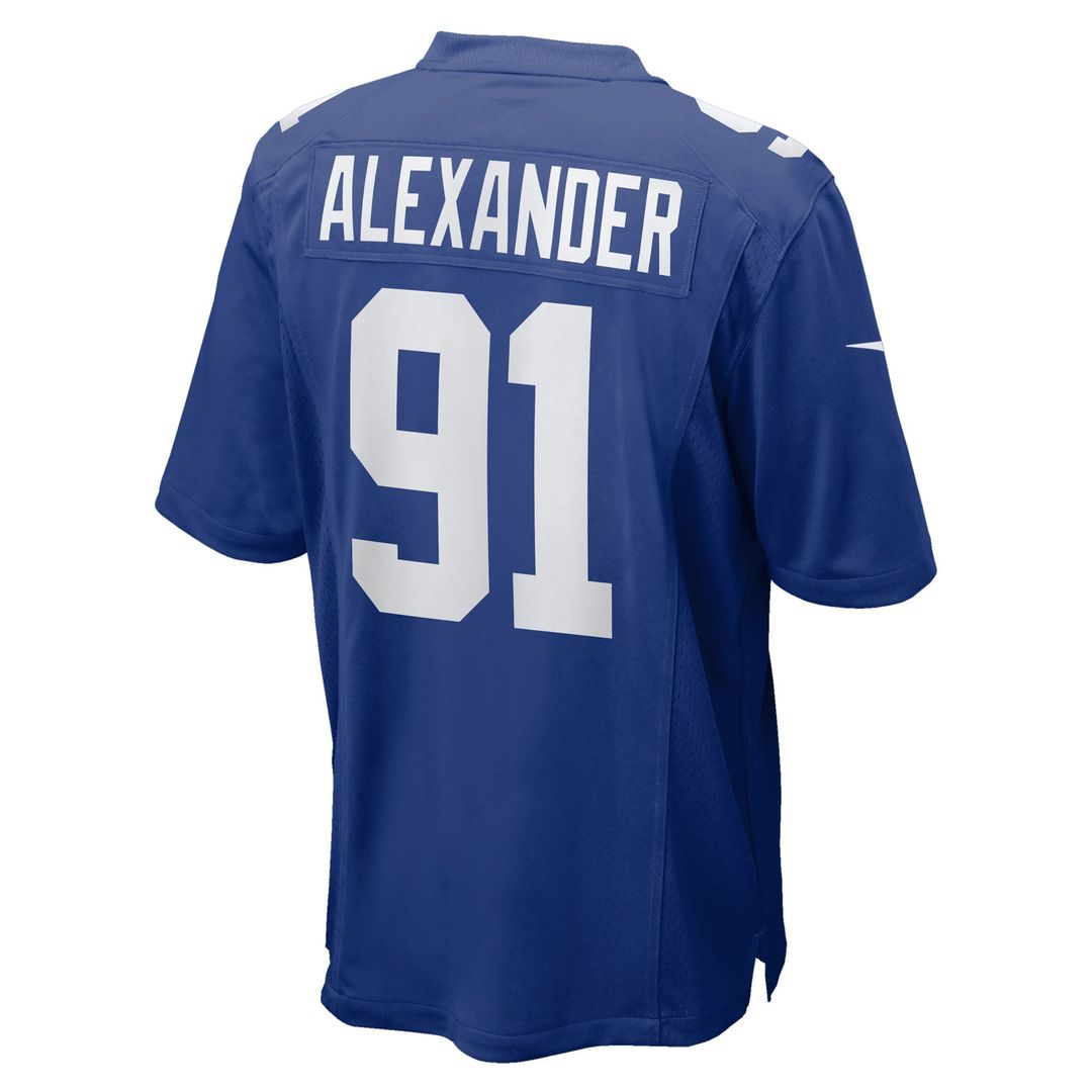 Darius Alexander New York Giants Royal Team Game Jersey