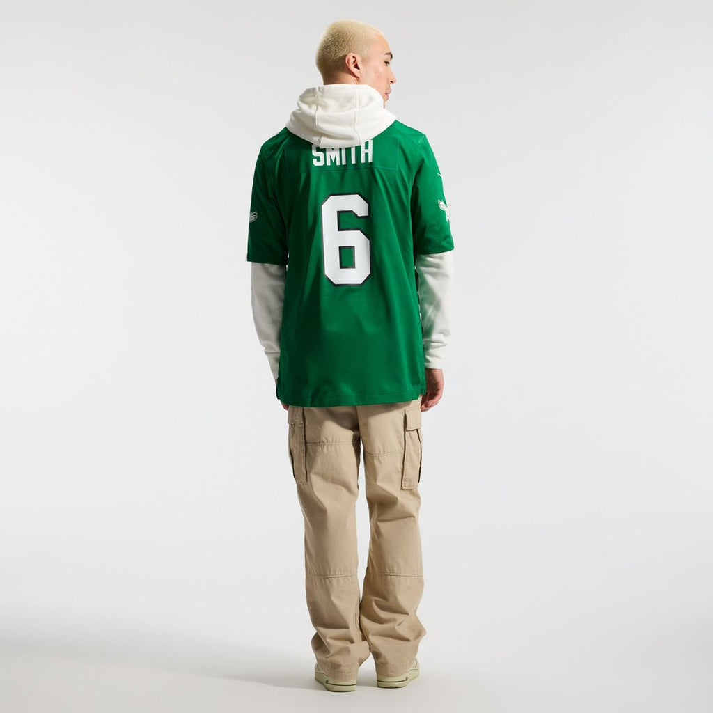 DeVonta Smith Philadelphia Eagles Kelly Green Alternate Game Player Jersey