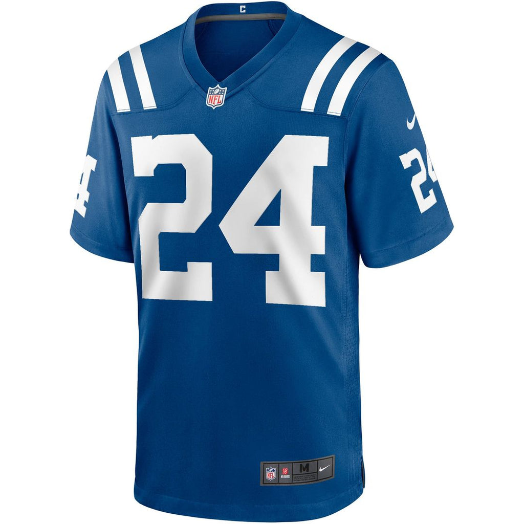 Lenny Moore Indianapolis Colts Royal Game Retired Player Jersey