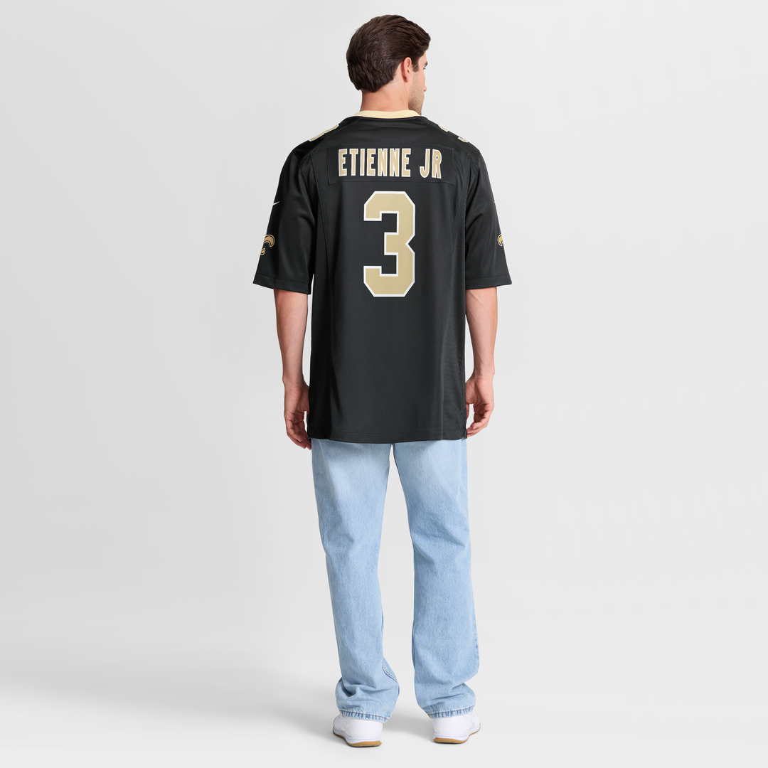 Travis Etienne Jr New Orleans Saints Black Game Jersey