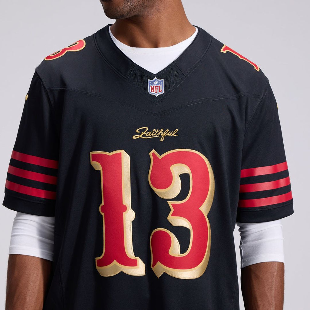 Brock Purdy San Francisco 49ers Black Rivalries Collection Stitched Limited Jersey