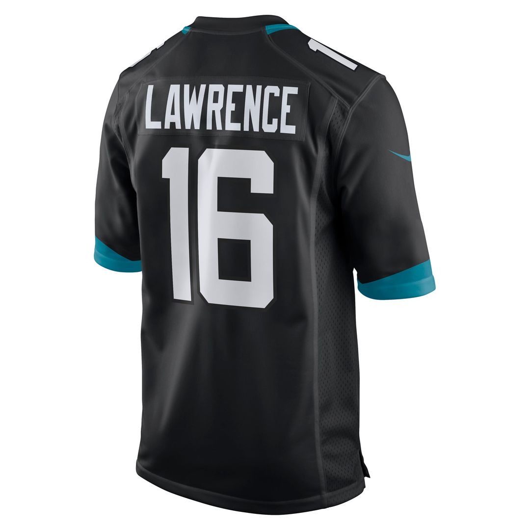 Trevor Lawrence Jacksonville Jaguars Black Alternate Game Jersey