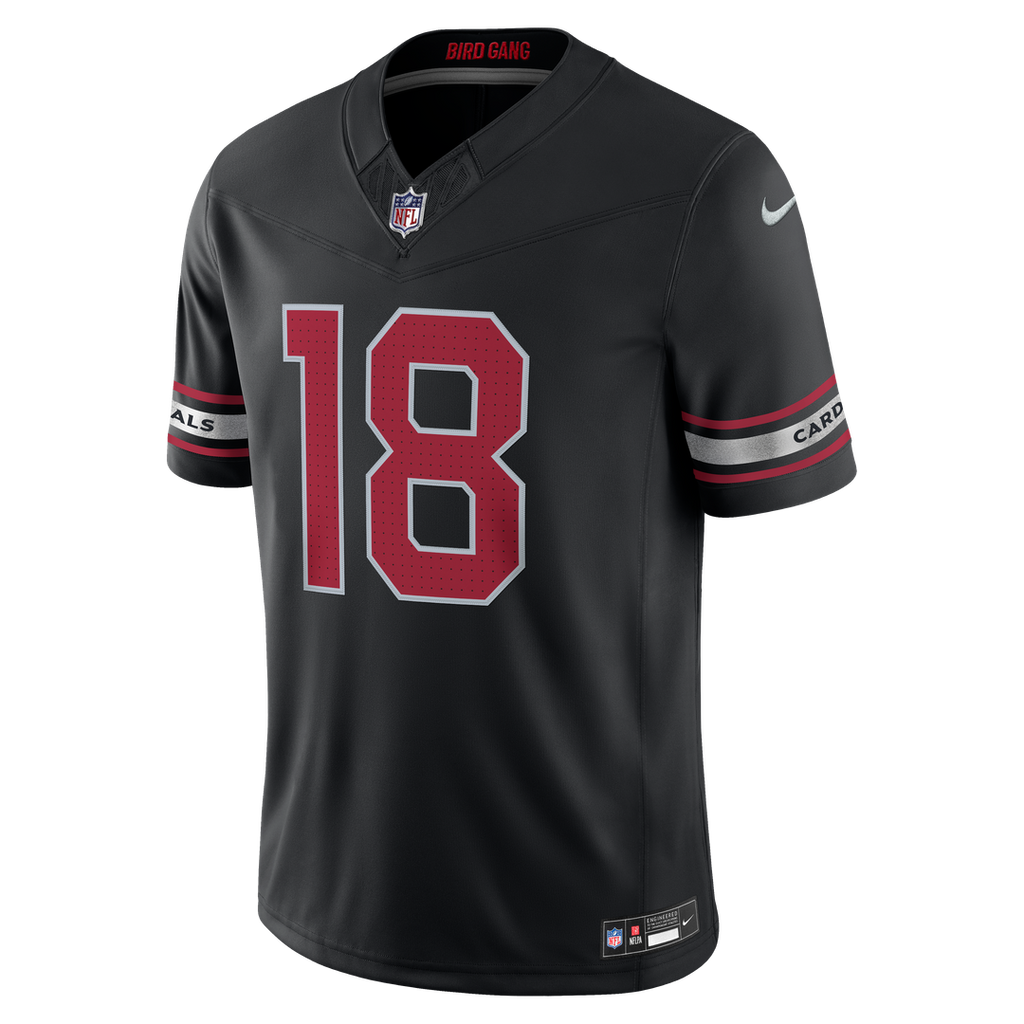 Marvin Harrison Jr. Arizona Cardinals Black Alternate Vapor F.U.S.E. Stitched Limited Jersey