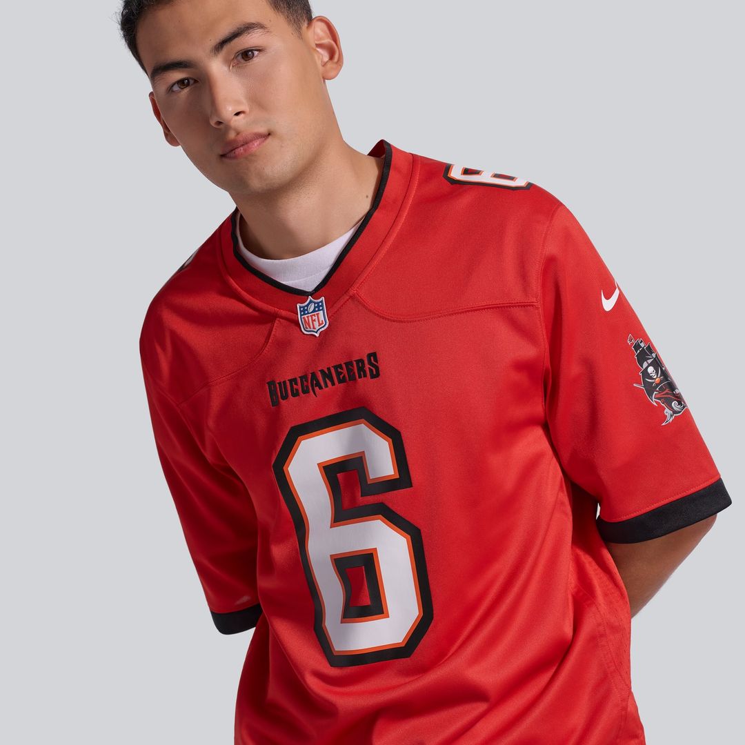 Baker Mayfield Tampa Bay Buccaneers Pewter Alternate Game Player Jersey