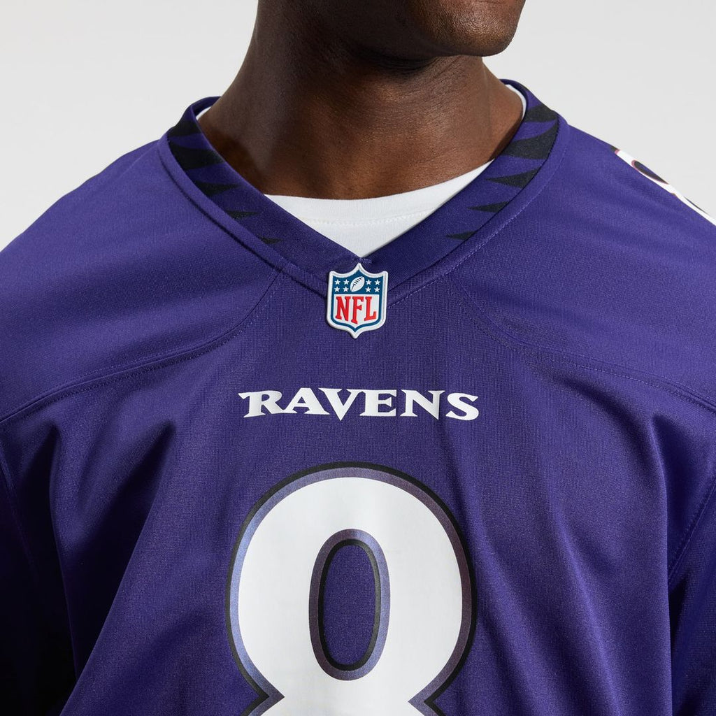 Lamar Jackson Baltimore Ravens Purple Team Game Jersey