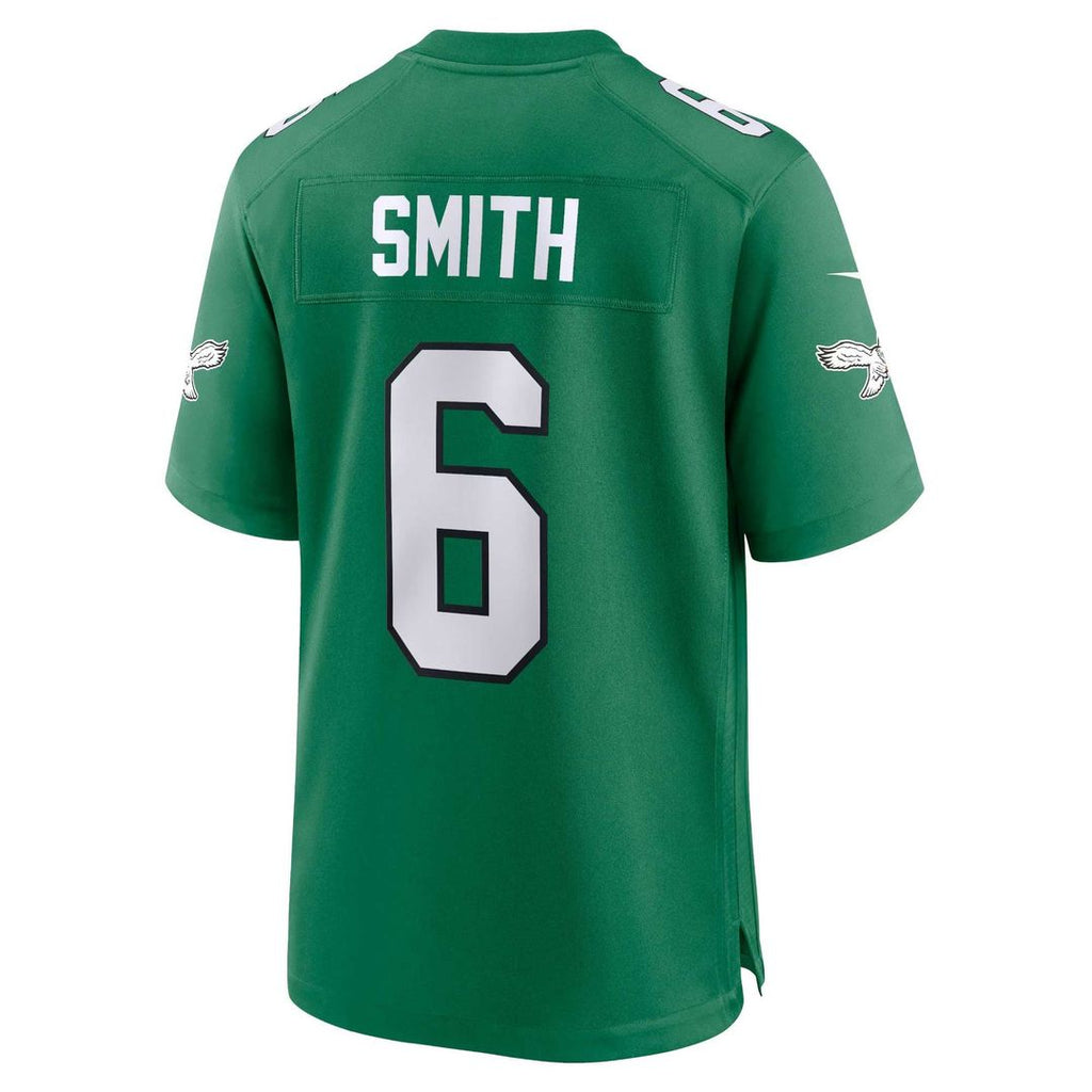 DeVonta Smith Philadelphia Eagles Kelly Green Alternate Game Player Jersey