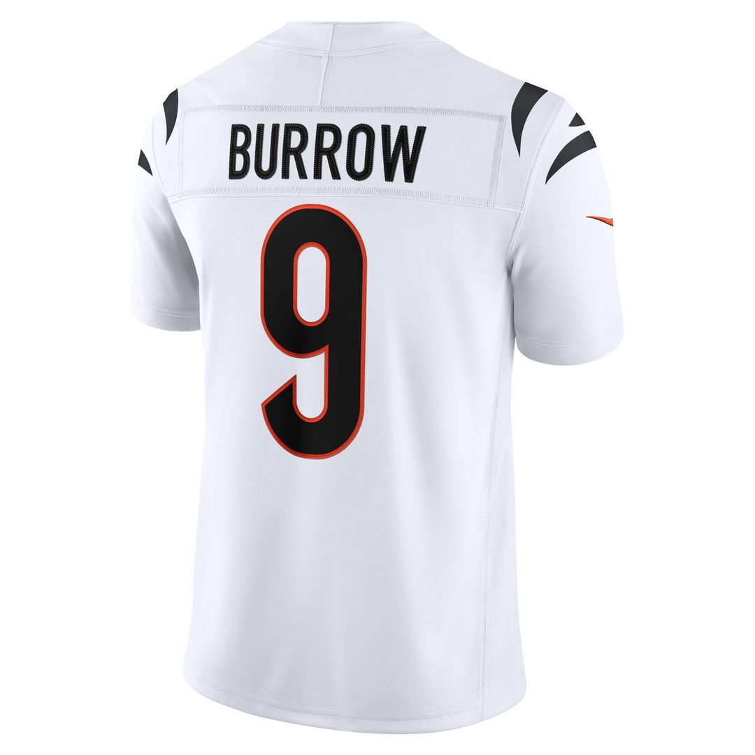 Joe Burrow Cincinnati Bengals Orange Alternate Vapor F.U.S.E. Stitched Limited Jersey