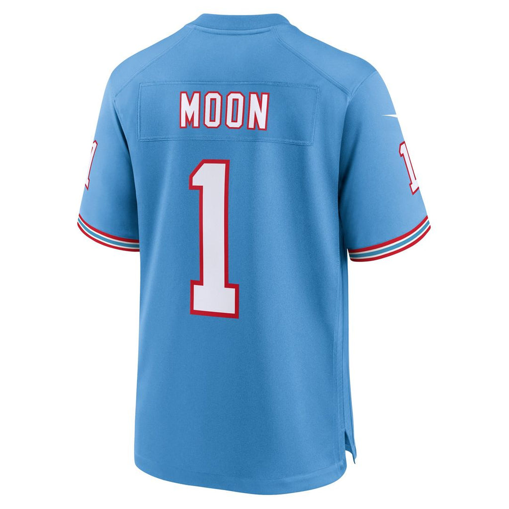 Warren Moon Tennessee Titans Light Blue Retired Player Alternate Game Jersey