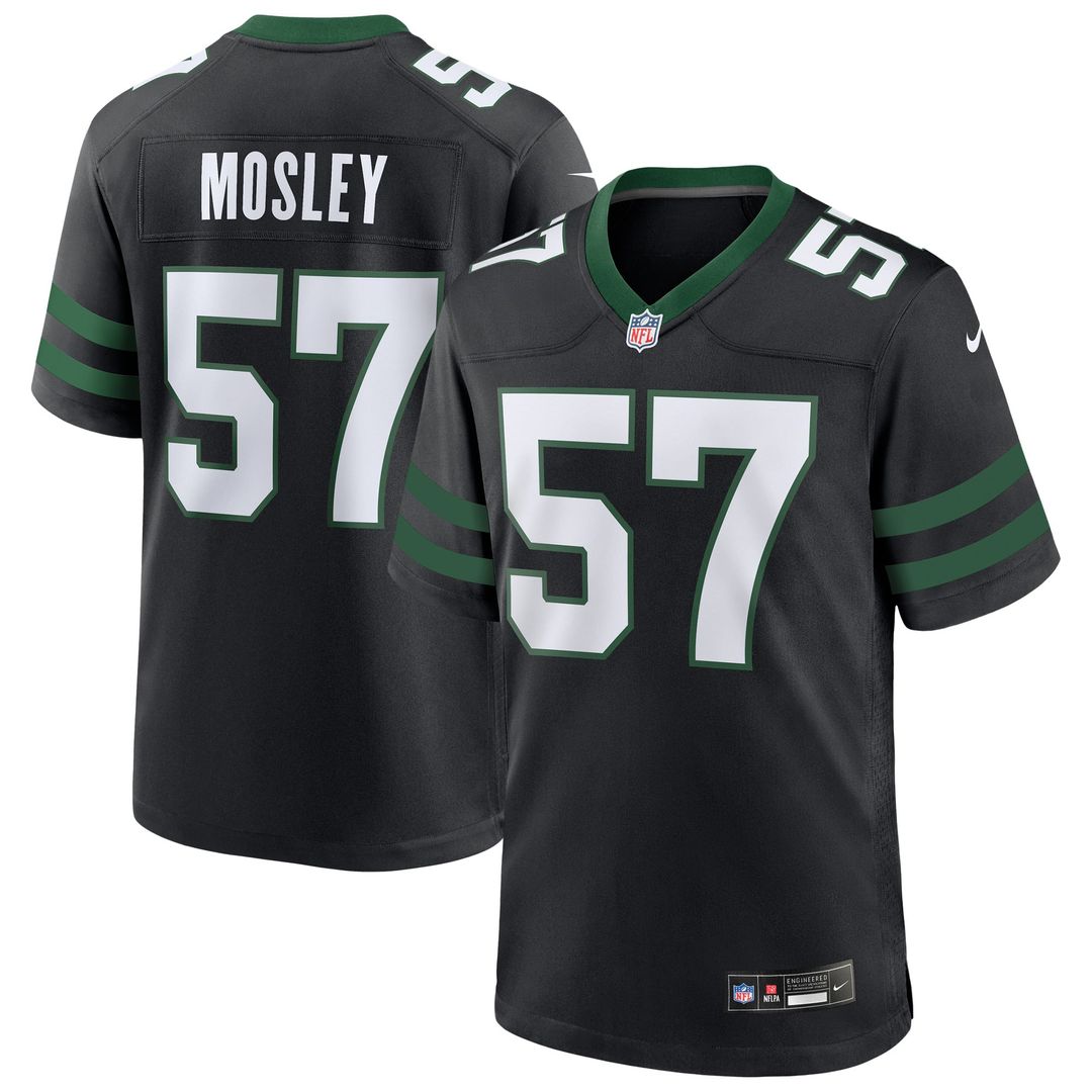 C.J. Mosley New York Jets Legacy Black Alternate Game Jersey