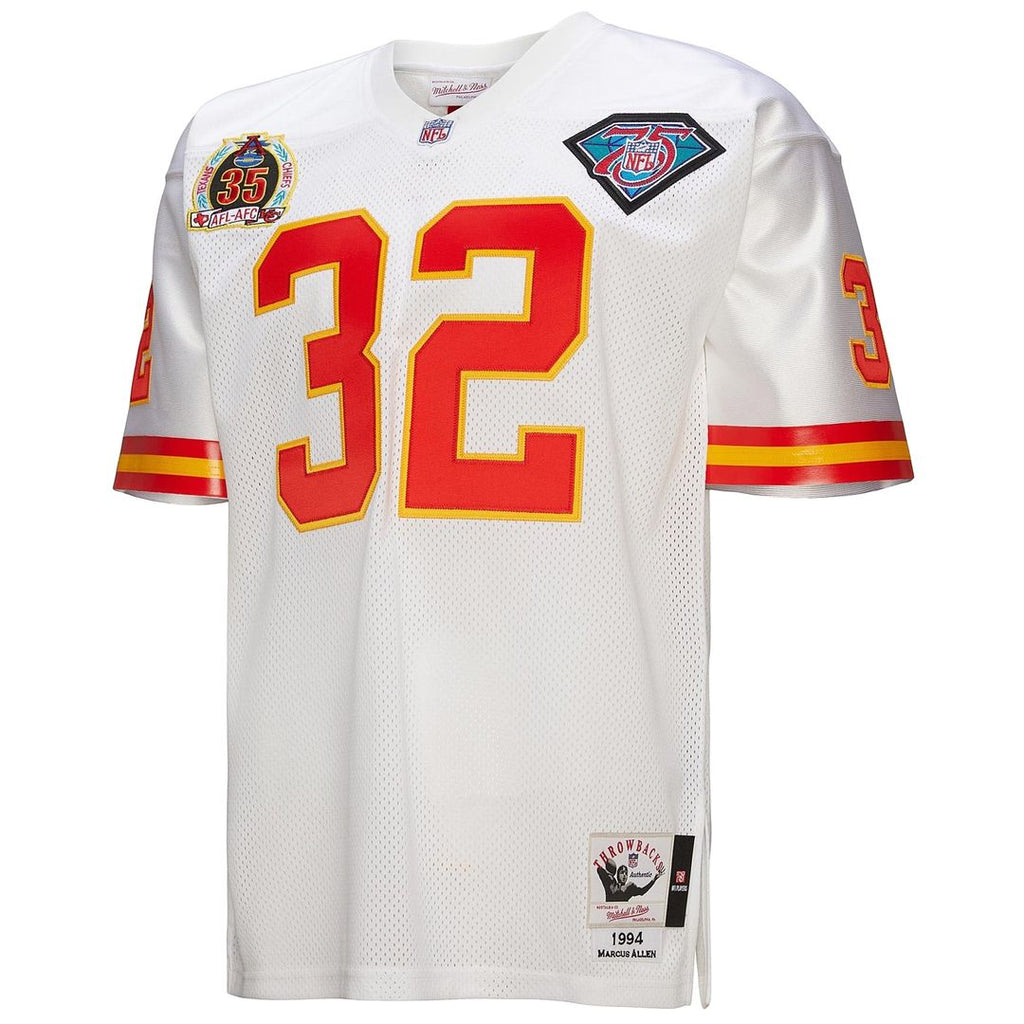 Marcus Allen Kansas City Chiefs 1994 White Authentic Throwback Retired Player Jersey