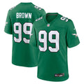 Jerome Brown Philadelphia Eagles Kelly Green Retired Player Alternate Game Jersey