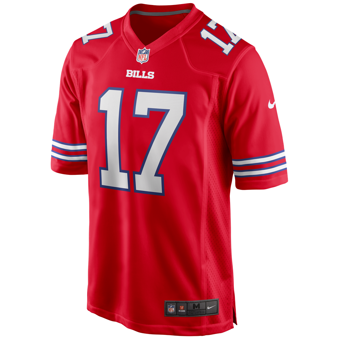 Josh Allen Buffalo Bills Red Alternate Game Player Jersey