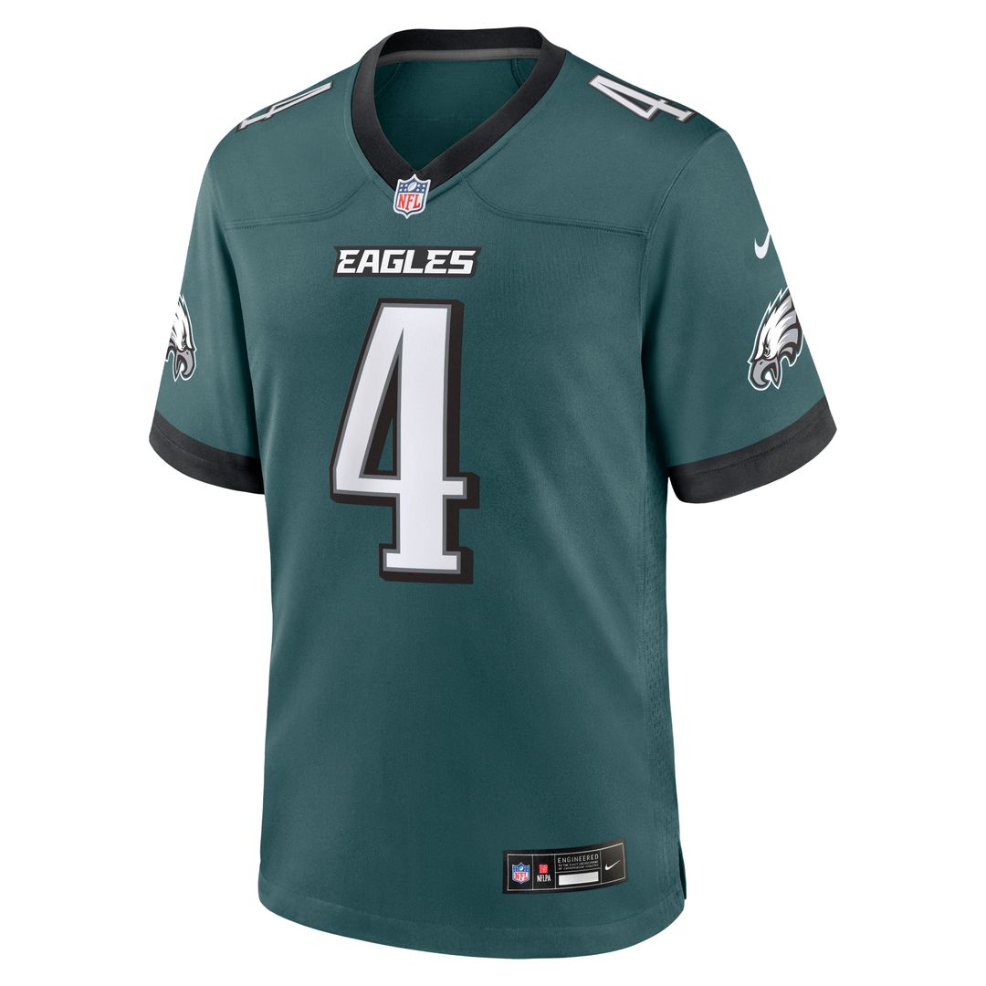 Jake Elliott Philadelphia Eagles Midnight Green Team Game Jersey