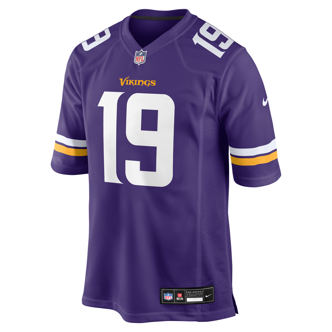 Adam Thielen Minnesota Vikings Purple Game Jersey