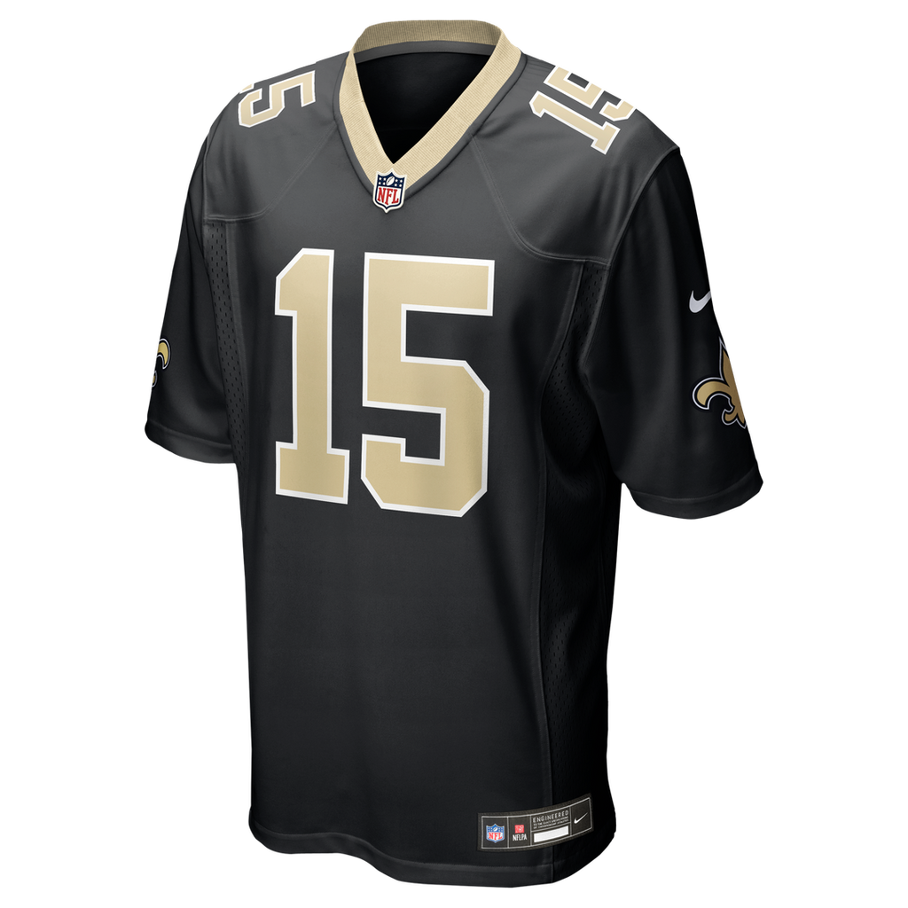 Mason Tipton New Orleans Saints Black Team Game Jersey
