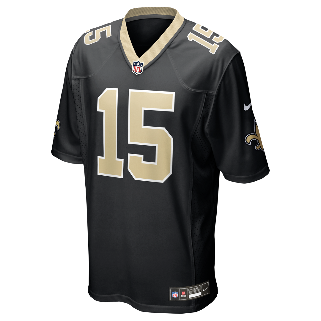 Mason Tipton New Orleans Saints Black Team Game Jersey