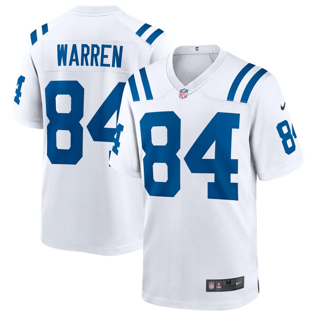 Tyler Warren Indianapolis Colts White Game Jersey