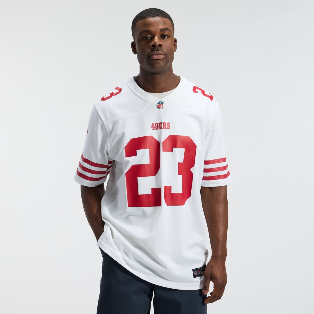 Christian McCaffrey San Francisco 49ers White Game Player Jersey