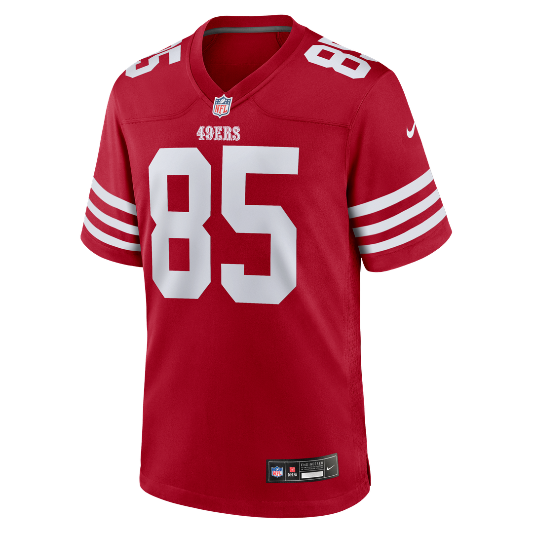 George Kittle San Francisco 49ers Scarlet Player Game Jersey