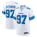 Aidan Hutchinson Detroit Lions White Game Jersey