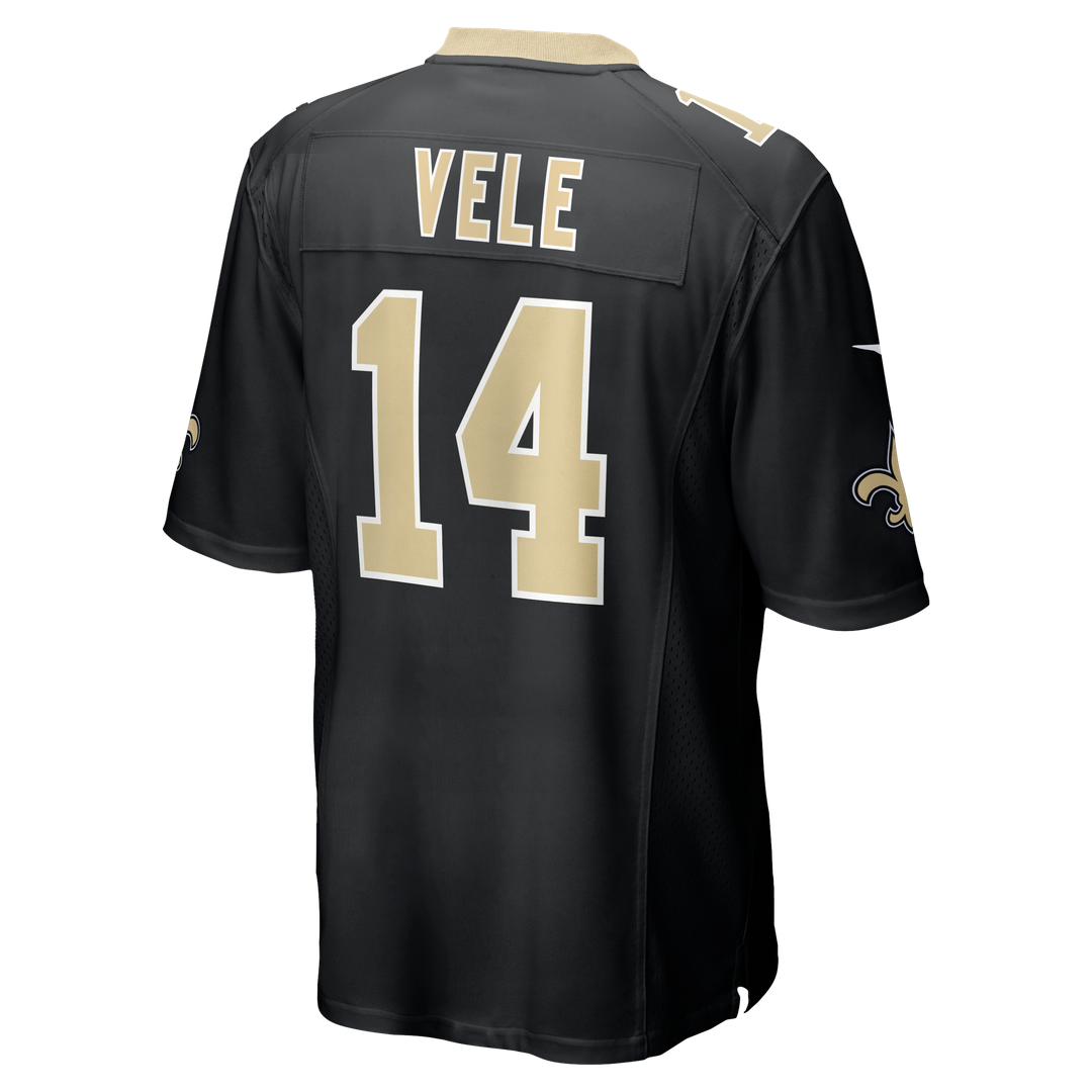 Devaughn Vele New Orleans Saints Black Team Game Jersey