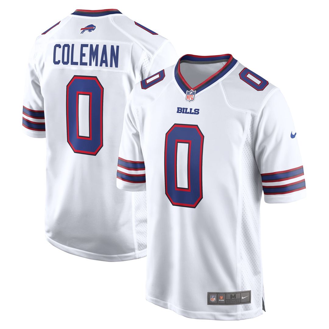 Keon Coleman Buffalo Bills White Game Jersey