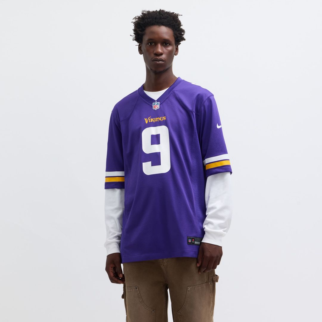 J.J. McCarthy Minnesota Vikings Purple Player Game Jersey
