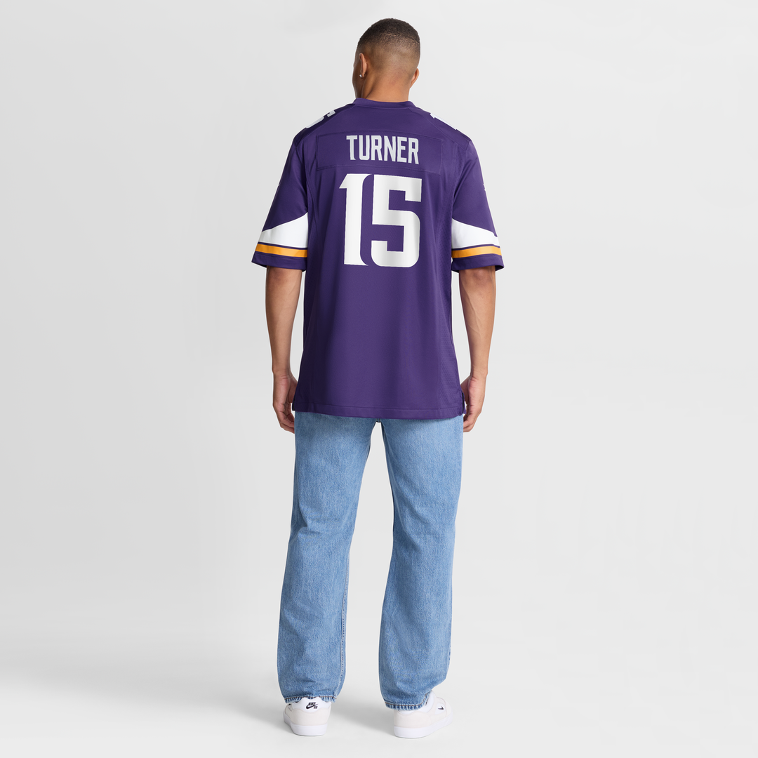 Dallas Turner Minnesota Vikings Purple Player Game Jersey