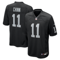 Jeremy Chinn Las Vegas Raiders Black Team Game Jersey