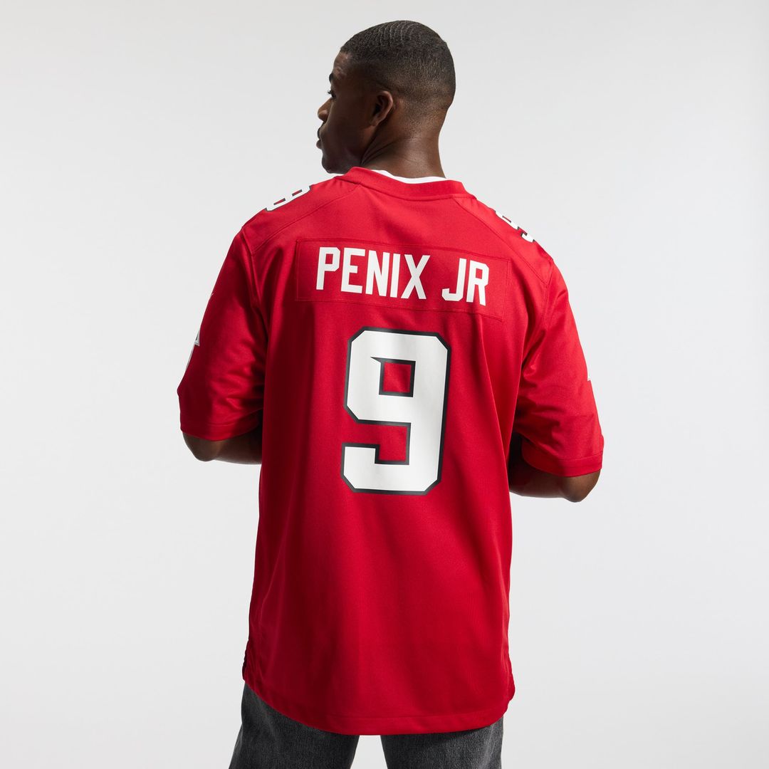 Michael Penix Jr. Atlanta Falcons Red Game Jersey