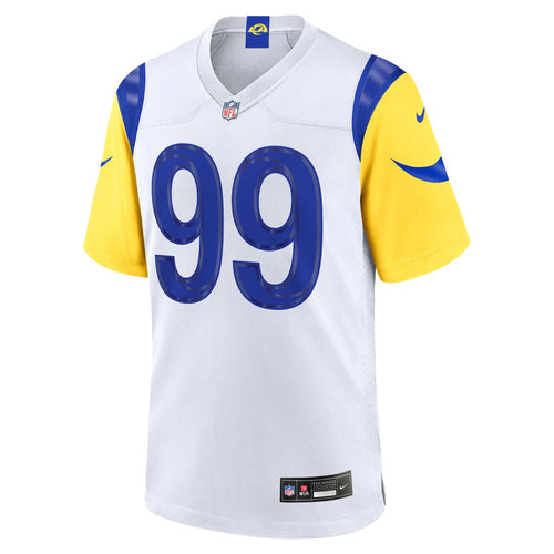 Aaron Donald Los Angeles Rams White Game Jersey