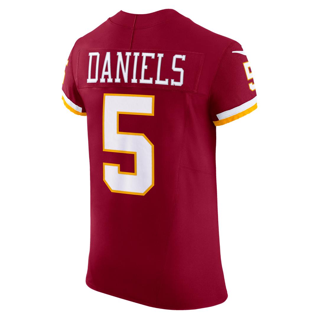 Jayden Daniels Washington Commanders Burgundy Team Vapor F.U.S.E. Elite Jersey