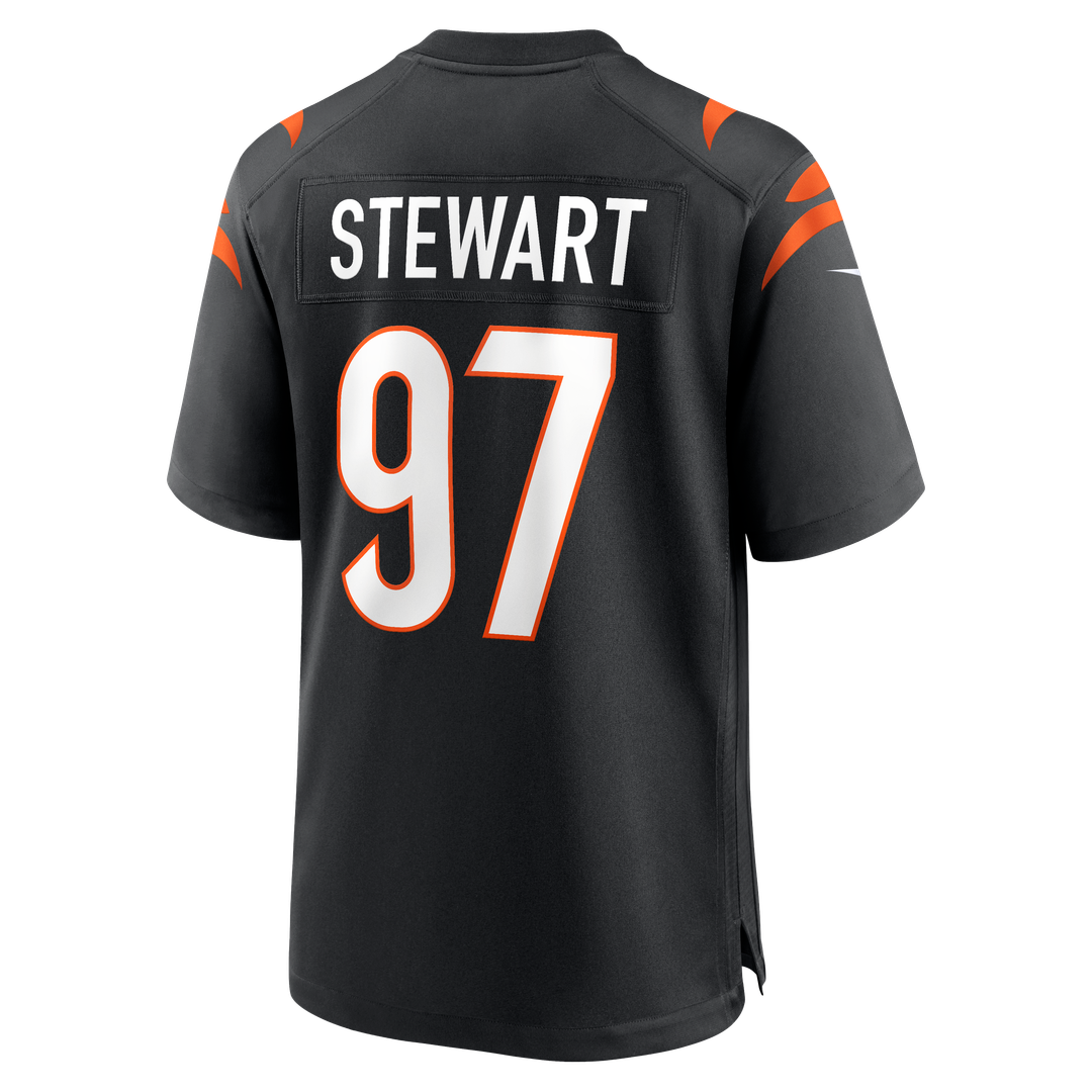 Shemar Stewart Cincinnati Bengals Black Team Game Jersey