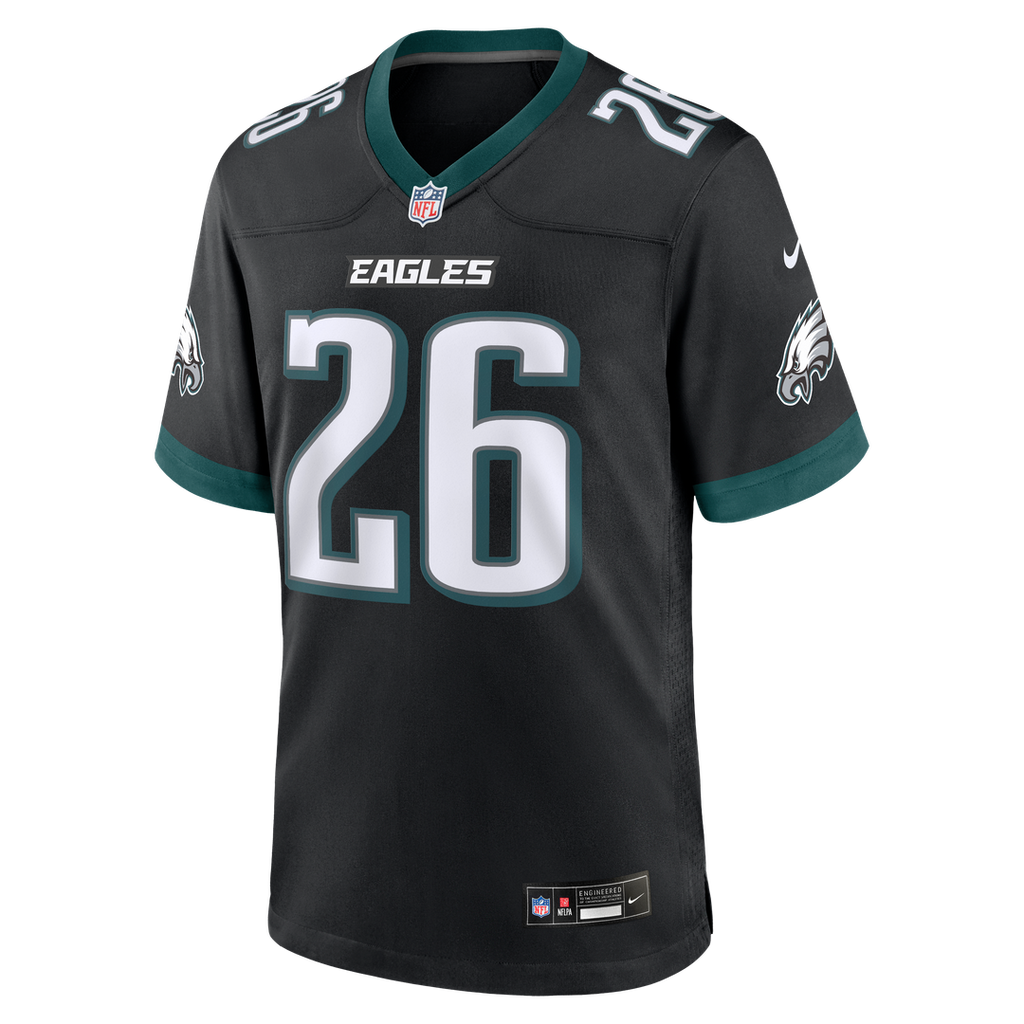 Saquon Barkley Philadelphia Eagles Black Alternate Game Jersey