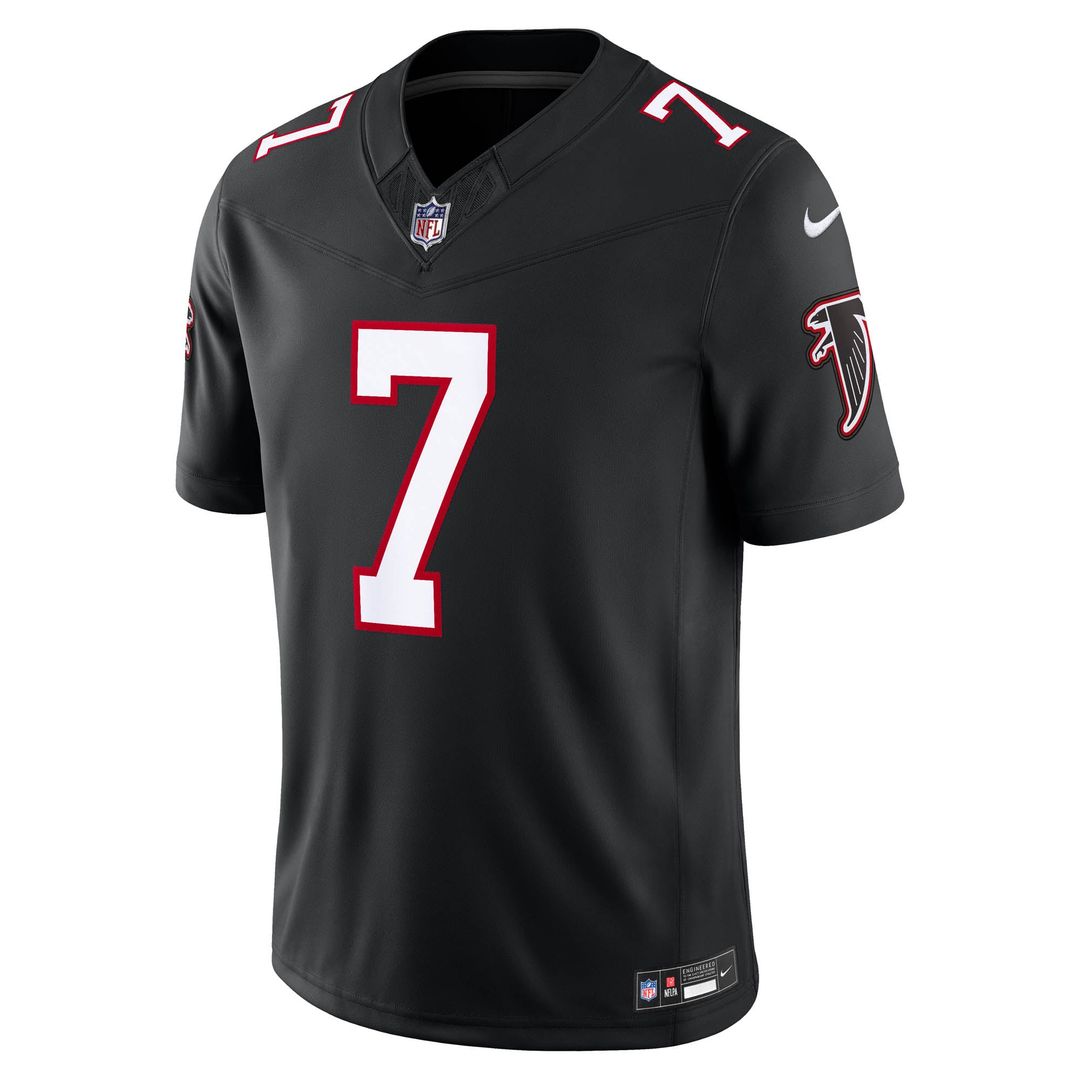 Bijan Robinson Atlanta Falcons Black Alternate Throwback Vapor F.U.S.E. Stitched Limited Jersey