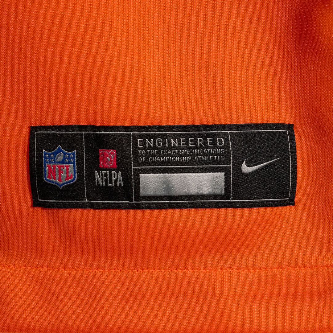 Jahdae Barron Denver Broncos Orange Game Player Jersey