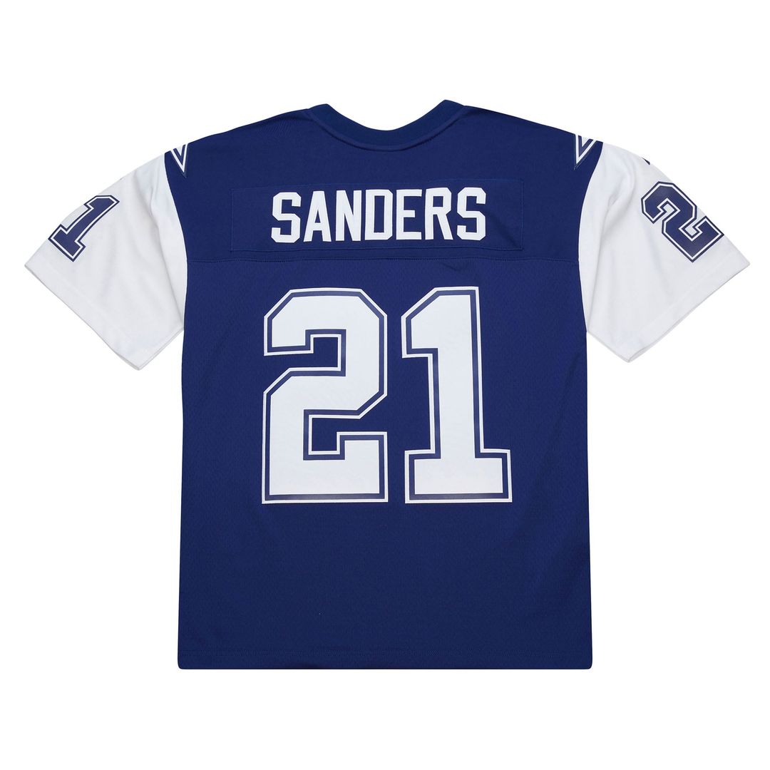 Deion Sanders Dallas Cowboys Navy 1995 Legacy Replica Jersey