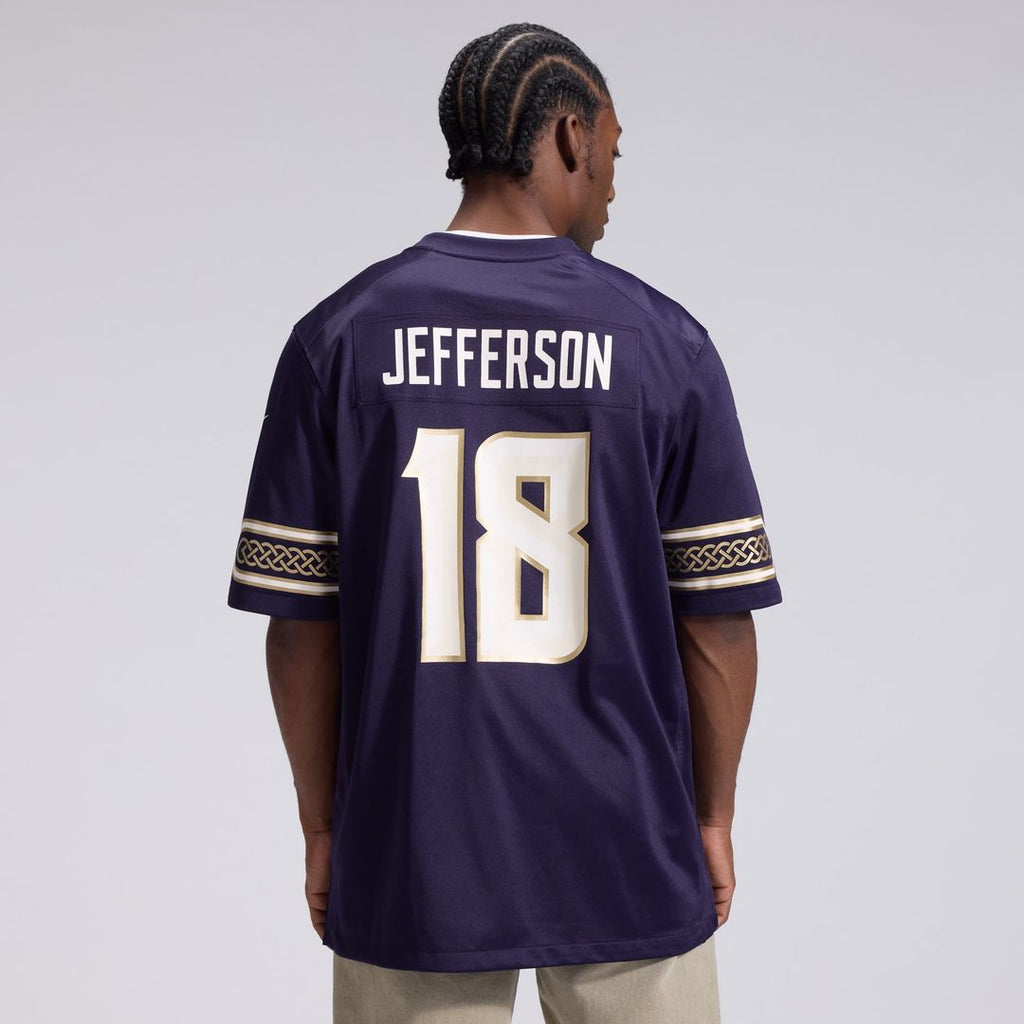 Justin Jefferson Minnesota Vikings Purple 2026 Rivalries Collection Game Jersey