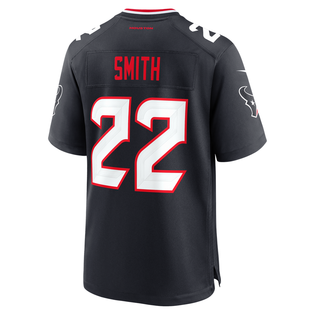 Jaylin Smith Houston Texans Navy Team Game Jersey