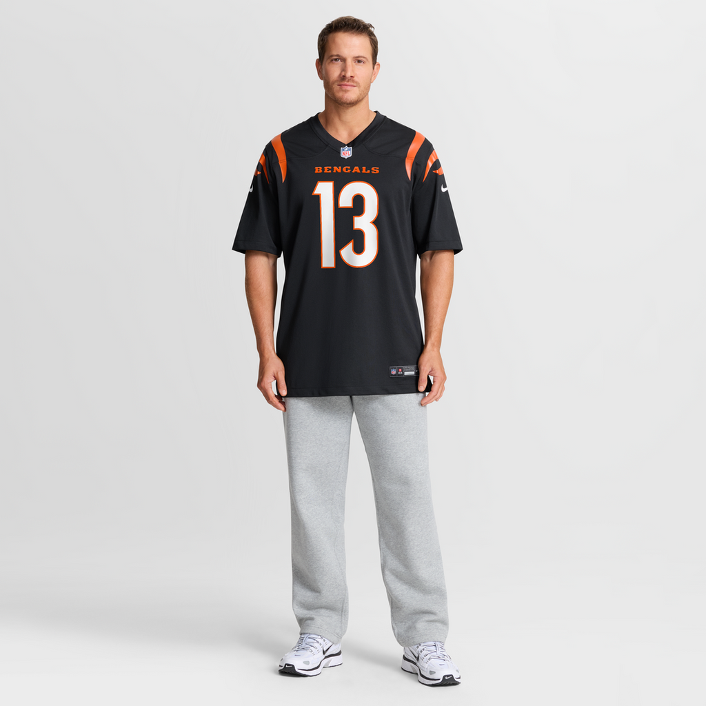 Ken Riley Cincinnati Bengals Black Retired Player Game Jersey