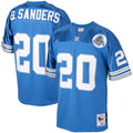 Barry Sanders Detroit Lions 1993 Blue Authentic Throwback Retired Player Jersey