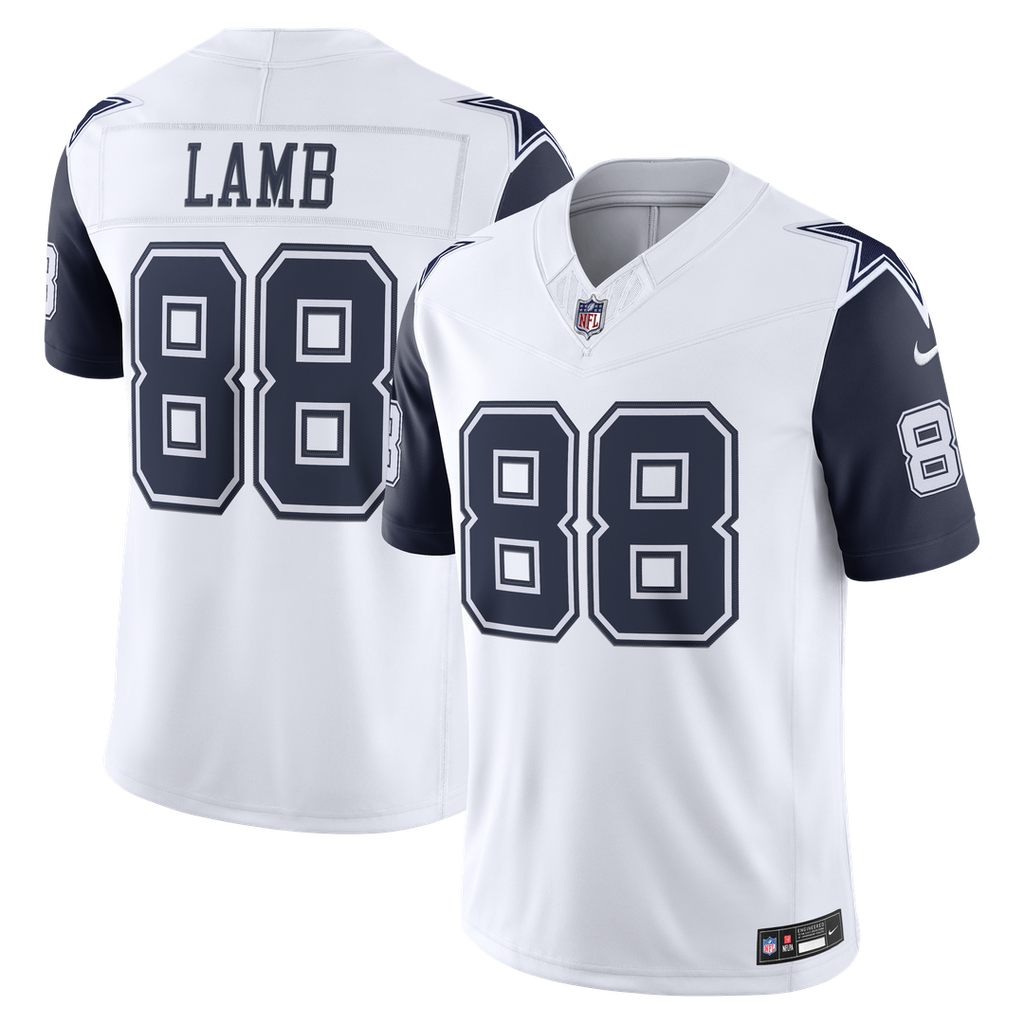 CeeDee Lamb Dallas Cowboys White Alternate Vapor F.U.S.E. Stitched Limited Jersey