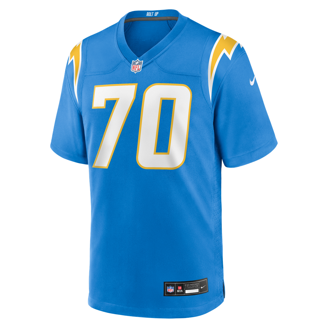 Rashawn Slater Los Angeles Chargers Powder Blue Game Jersey