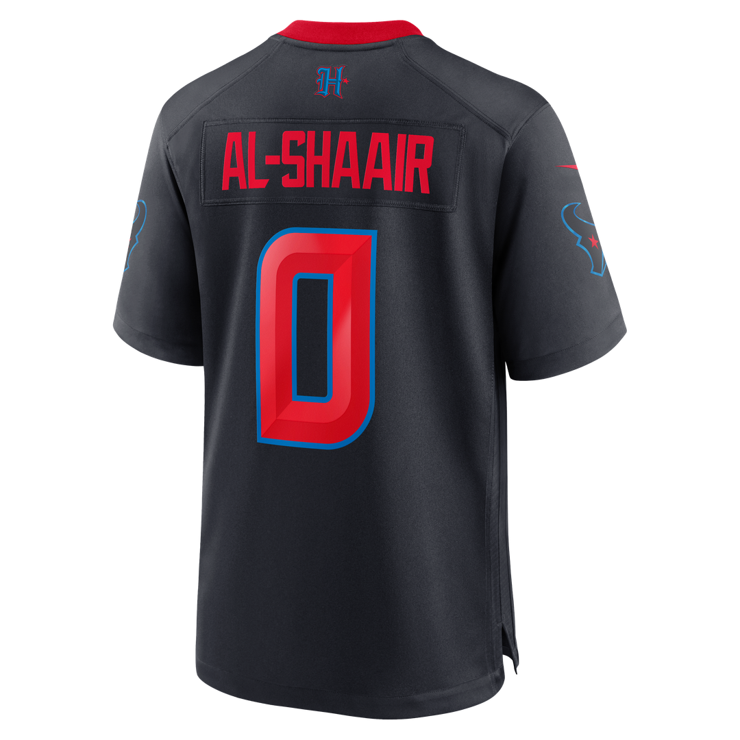 Azeez Al-Shaair Houston Texans Navy Alternate Game Jersey