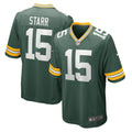 Bart Starr Green Bay Packers Green Retired Player Game Jersey