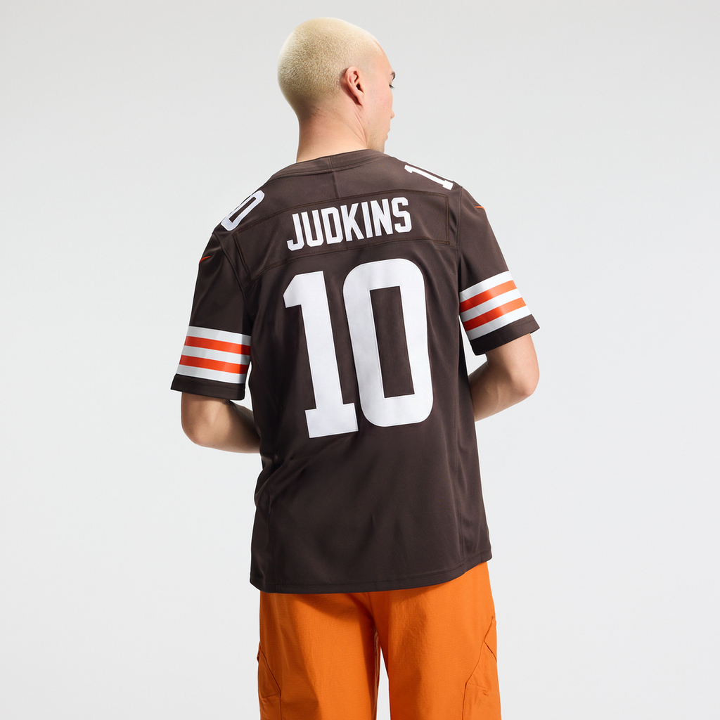 Quinshon Judkins Cleveland Browns Brown Team Vapor F.U.S.E. Stitched Limited Jersey