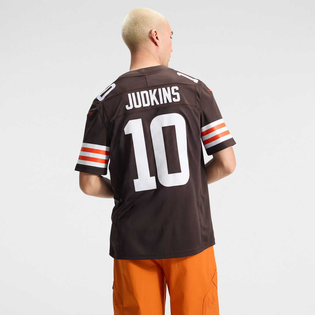 Quinshon Judkins Cleveland Browns Brown Team Vapor F.U.S.E. Stitched Limited Jersey
