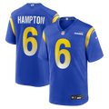 Nick Hampton Los Angeles Rams Royal Team Game Jersey